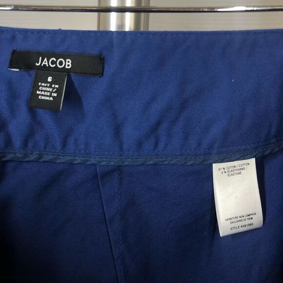 JACOB Blue Pencil‎ Skirt Sz 6 - Picture 3 of 3
